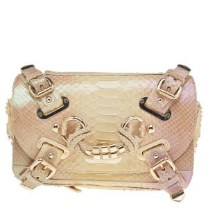 Versace Multicolor Glazed Python Canyon Top Handle Bag, Satchels - Luxury Closet catalog