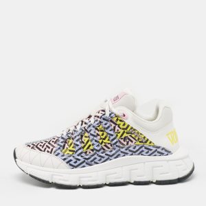 Versace Multicolor Leather and Fabric Trigreca Sneakers Size 41, Athletic Shoes & Sneakers - Luxury Closet catalog
