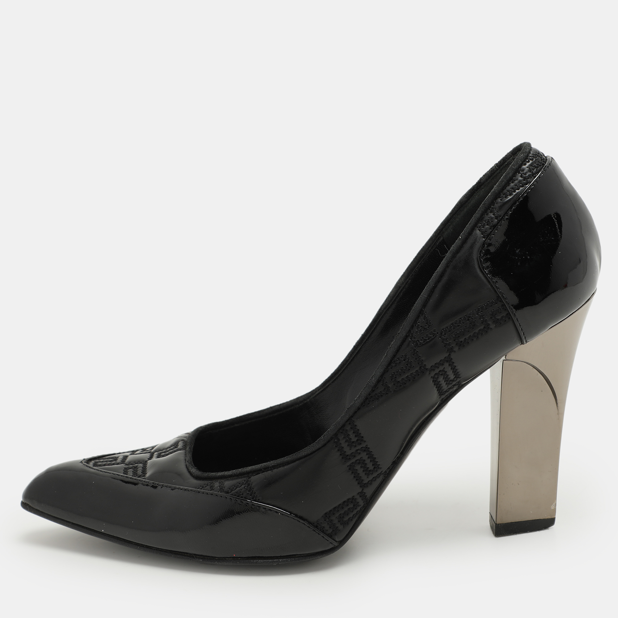 Versace Black Patent Leather Pumps Size 37.5, Pumps - Luxury Closet catalog