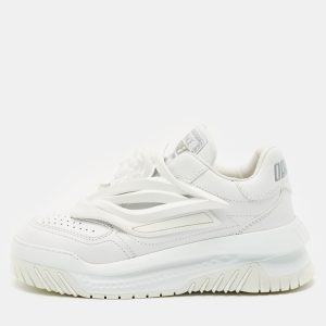 Versace White Leather and Rubber Odissea Medusa Chunky Slip On Sneakers Size 37, Athletic Shoes & Sneakers - Luxury Closet catalog
