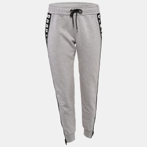 Versus Versace Grey Cotton Zip Detail Track Pants M, Clothing - Luxury Closet catalog