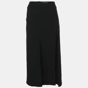 Victoria Beckham Black Crepe Midi Skirt M, Skirts - Luxury Closet catalog