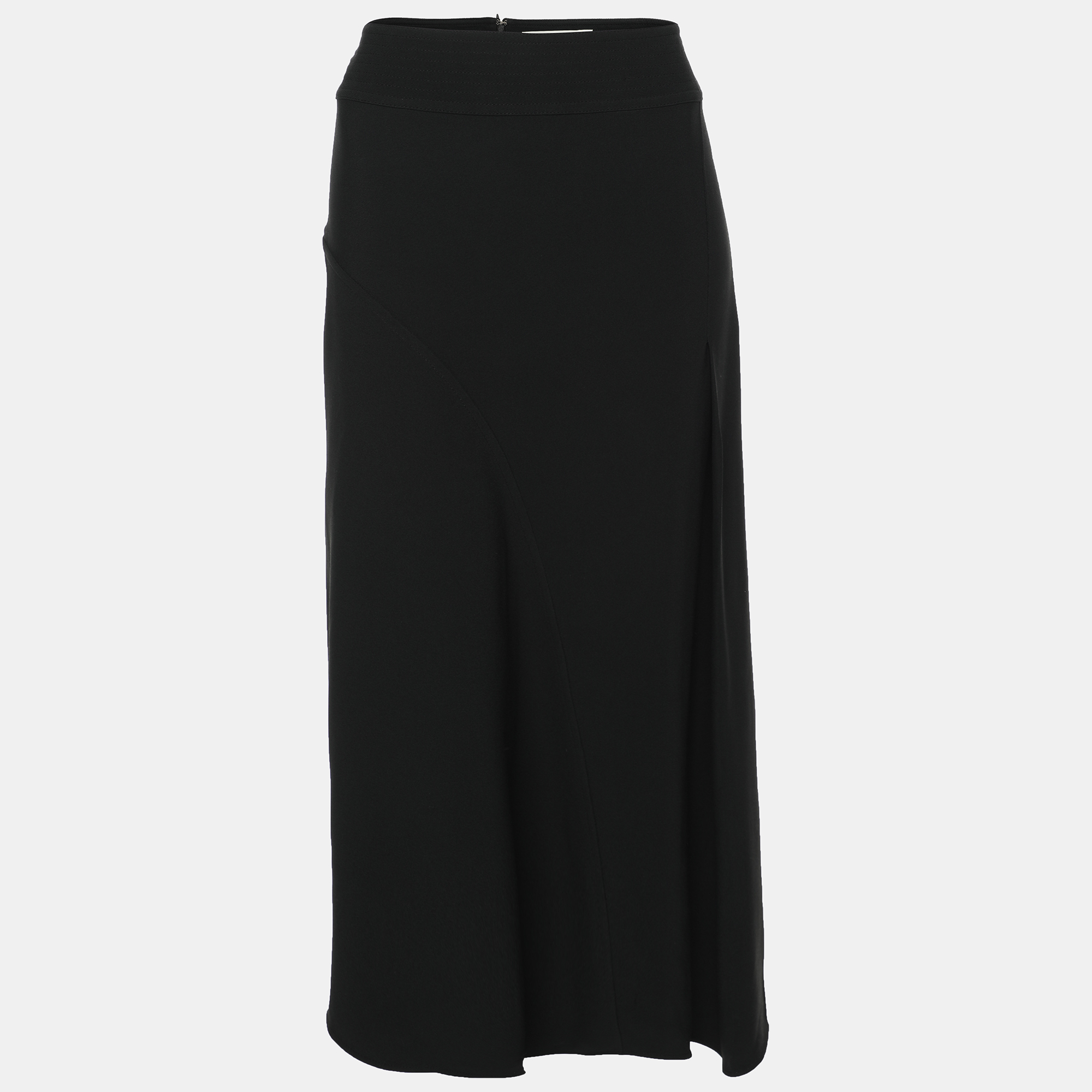 Victoria Beckham Black Crepe Midi Skirt M, Skirts - Luxury Closet catalog