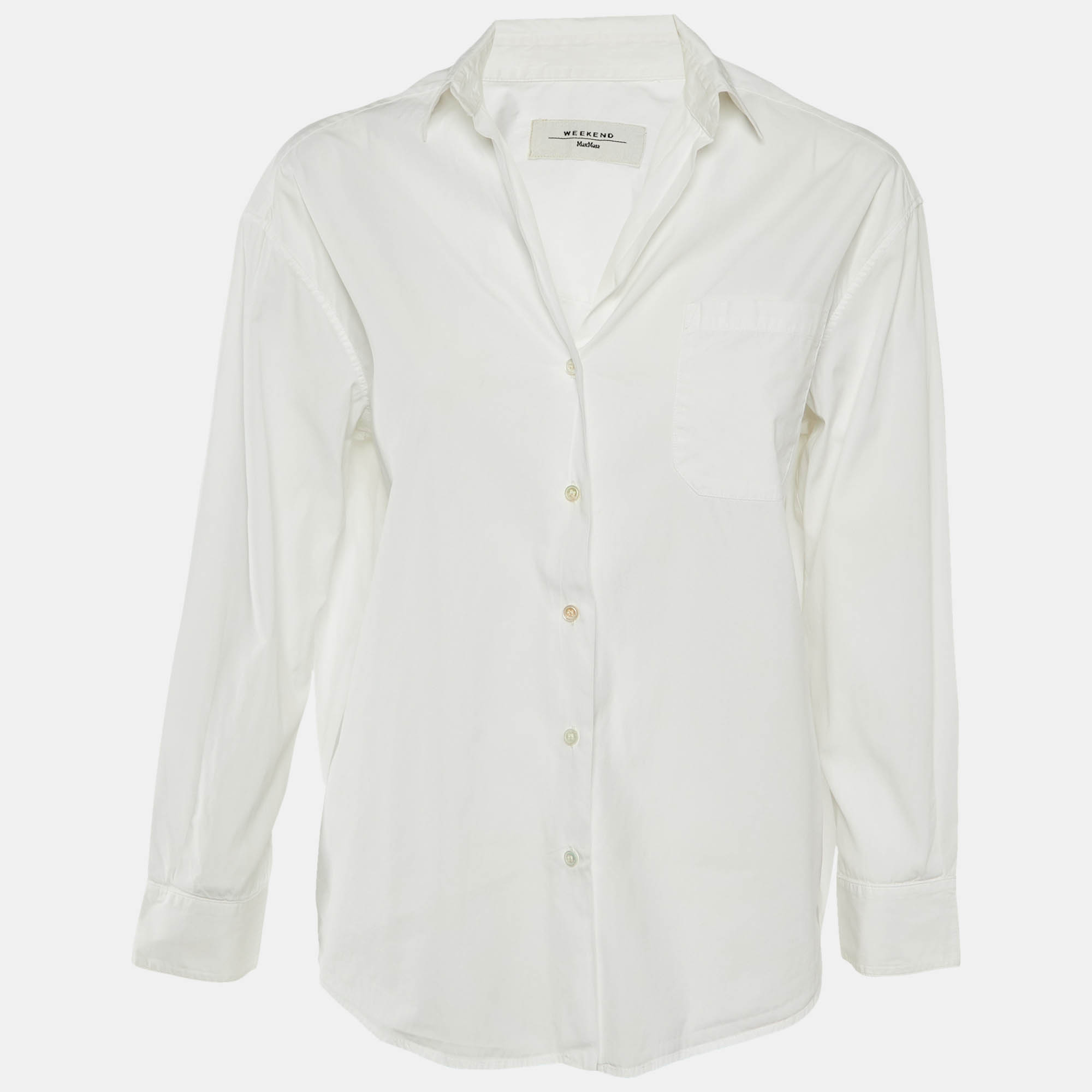 Weekend Max Mara White Cotton Long Sleeve Shirt XS, Shirts & Tops - Luxury Closet catalog