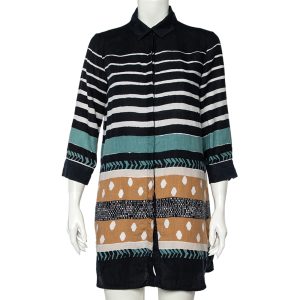 Weekend Max Mara Multicolor Printed Linen Blend Button Front Shirt M, Shirts & Tops - Luxury Closet catalog