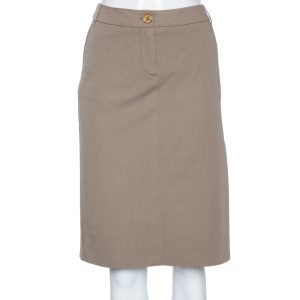 Weekend Max Mara Ecru Cotton Skirt L, Skirts - Luxury Closet catalog