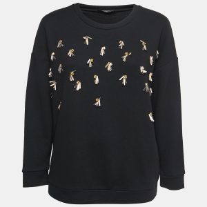 Weekend Max Mara Black Knit Embellished Pullover S, Sweaters & Cardigans - Luxury Closet catalog