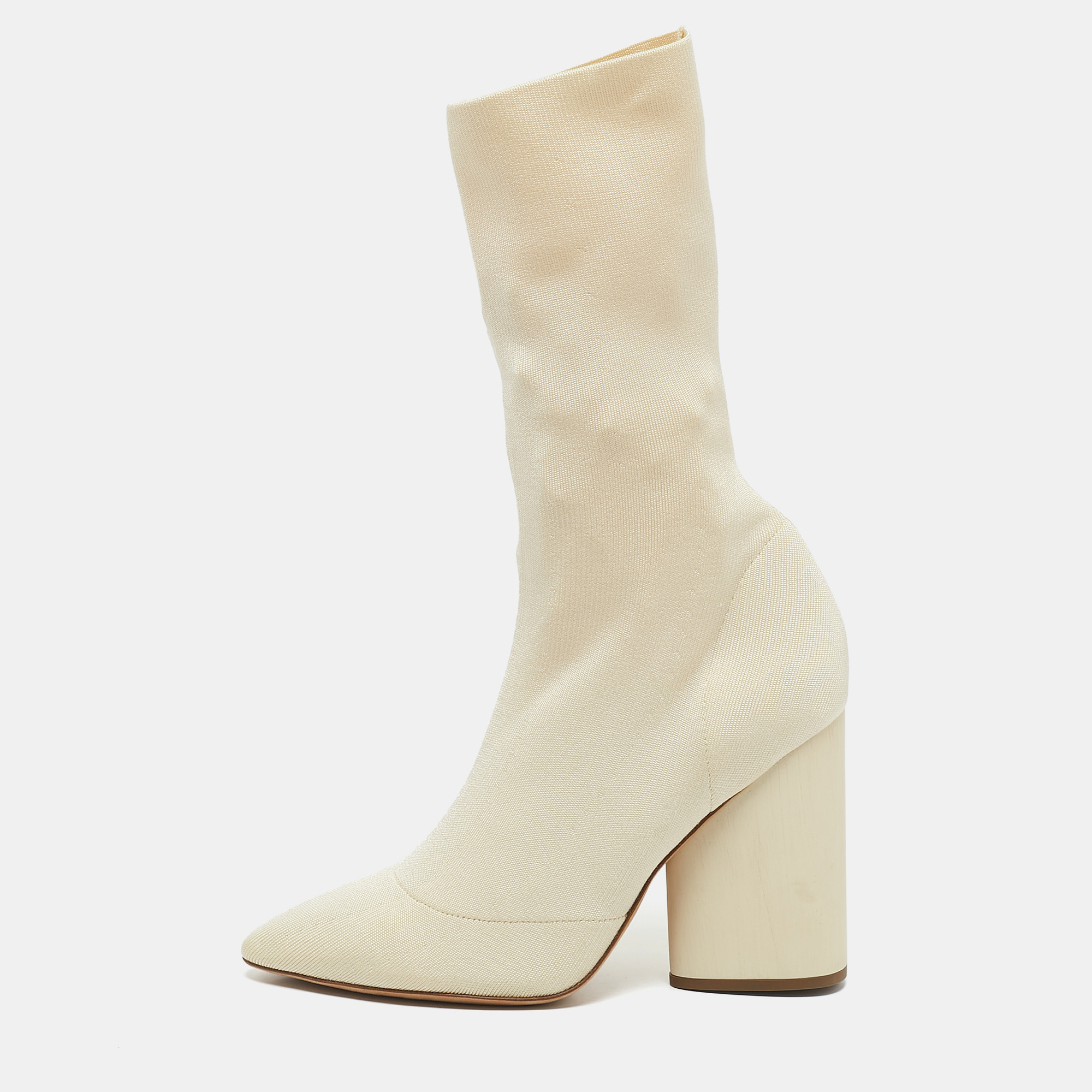 Yeezy Beige Knit Fabric Season 4 Sock Boots Size 37, Boots - Luxury Closet catalog