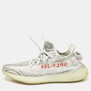 Yeezy x Adidas Grey/Blue Knit Fabric Boost 350 V2 Blue Tint Sneakers Size 39 1/3, Athletic Shoes & Sneakers - Luxury Closet catalog