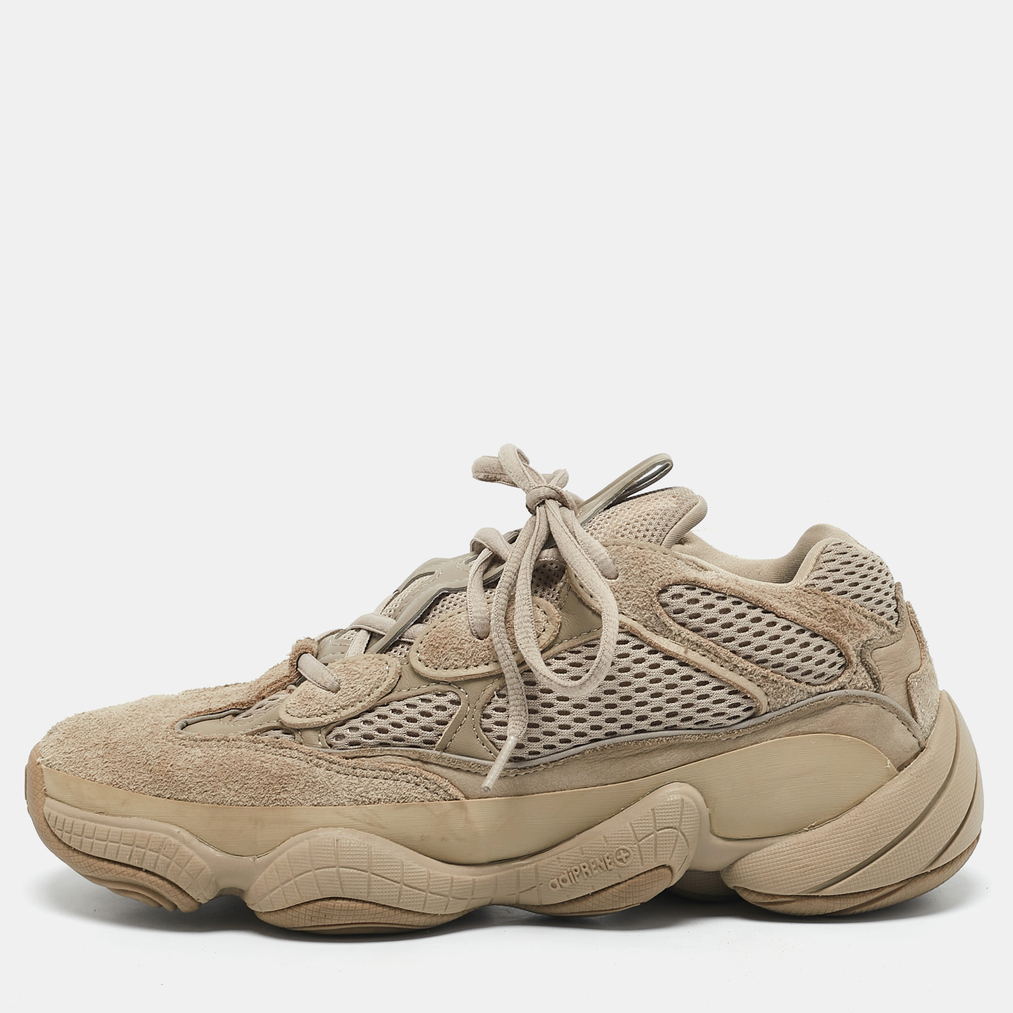 Yeezy x Adidas Brown Mesh and Suede 500 Taupe Light Sneakers Size 40 2/3, Athletic Shoes & Sneakers - Luxury Closet catalog