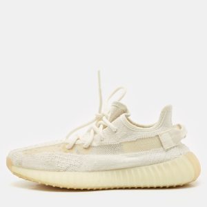 Yeezy x Adidas White Knit Fabric Boost 350 V2 Bone Sneakers Size 38 2/3, Athletic Shoes & Sneakers - Luxury Closet catalog