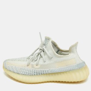 Yeezy x Adidas Blue/White Knit Fabric Boost 350 V2 Cloud White (Non-Reflective) Sneakers 40, Athletic Shoes & Sneakers - Luxury Closet catalog