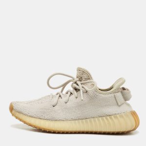 Yeezy x adidas Grey Knit Fabric Boost 350 V2 Sesame Sneakers Size 38, Athletic Shoes & Sneakers - Luxury Closet catalog