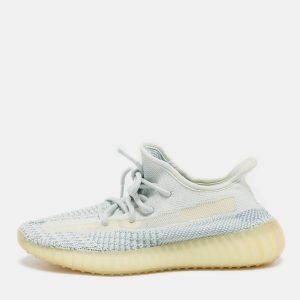 Yeezy x Adidas Blue/White Knit Fabric Boost 350 V2 Cloud White (Non-Reflective) Sneakers 38 2/3, Athletic Shoes & Sneakers - Luxury Closet catalog