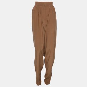 Yves Saint Laurent Brown Silk Trousers M, Clothing - Luxury Closet catalog