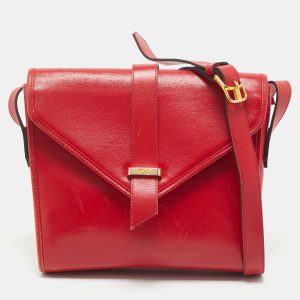 Yves Saint Laurent Red Leather Vintage Flap Crossbody Bag, Handbags - Luxury Closet catalog