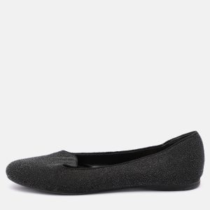 Yves Saint Laurent Black Glitter Smoking Slippers Size 34, Flats - Luxury Closet catalog