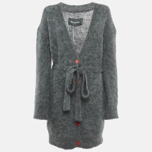 Zadig & Voltaire Green Mohair Wool Belted Romy Long Cardigan M/L, Sweaters & Cardigans - Luxury Closet catalog