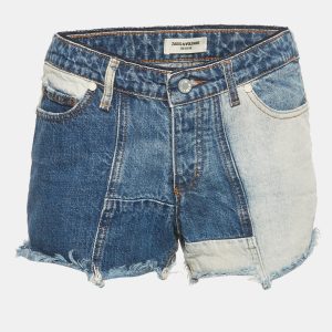 Zadig & Voltaire Deluxe Blue Patchwork Denim Boy Shorts M Waist 31", Shorts - Luxury Closet catalog