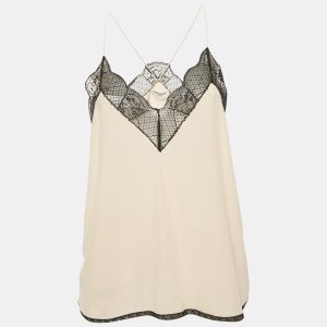 Zadig & Voltaire Light Pink Silk Lace Trimmed Christy Deluxe Camisole M, Shirts & Tops - Luxury Closet catalog