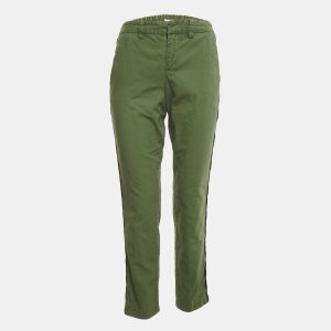 Zadig & Voltaire Olive Green Cotton Side Band Trousers S, Clothing - Luxury Closet catalog