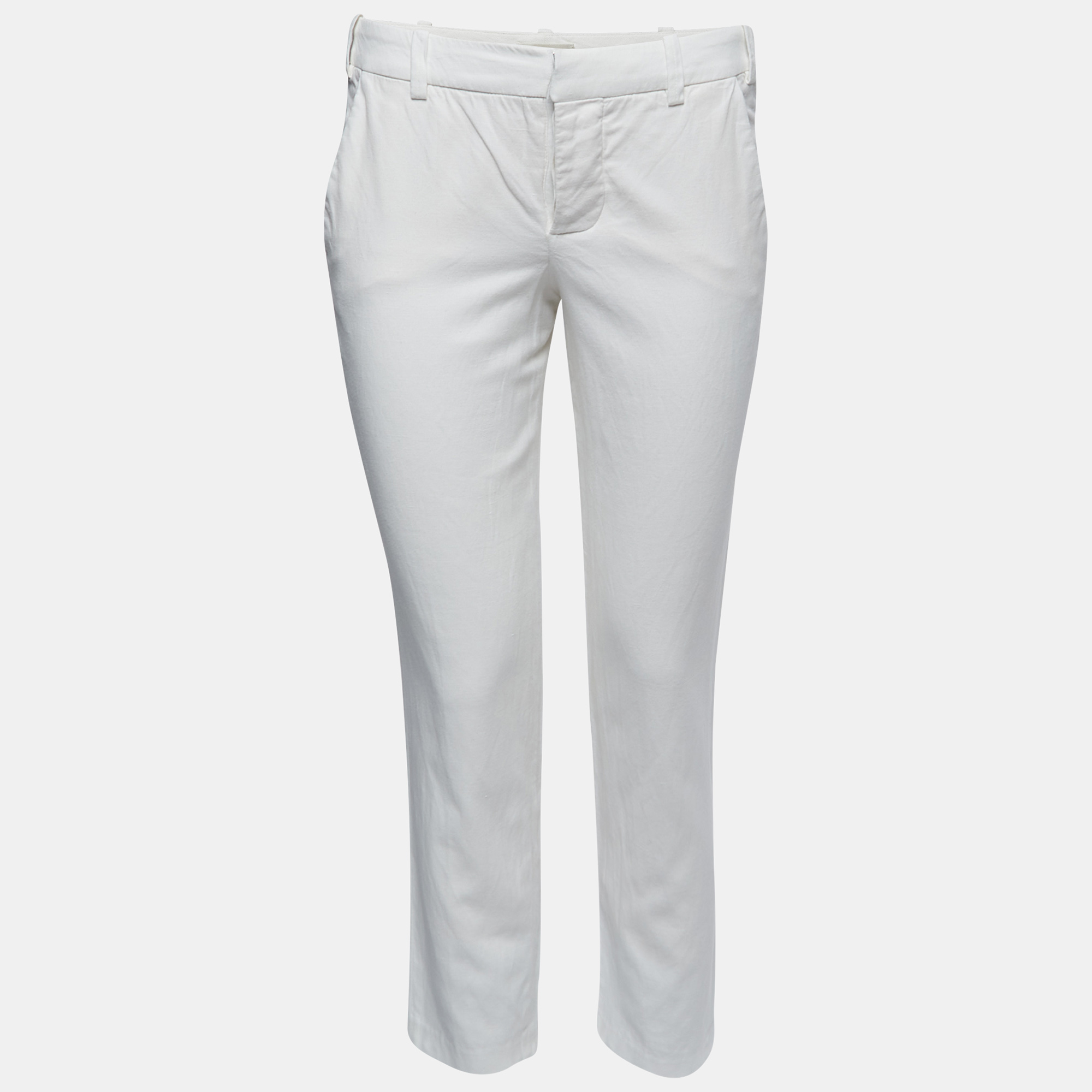 Zadig & Voltaire White Cotton Blend Trousers S, Clothing - Luxury Closet catalog