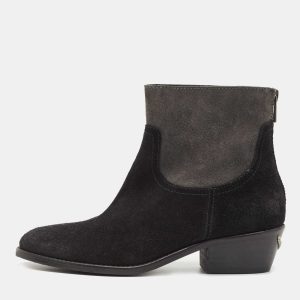 Zadig & Voltaire Black Suede Teddy Ankle Boots Size 36, Boots - Luxury Closet catalog