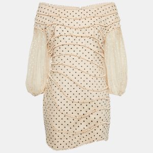 Zimmermann Peach Pink Linen Painted Heart Contour Mini Dress L, Dresses - Luxury Closet catalog