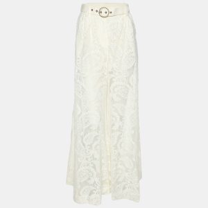 Zimmermann White Lace Wonderland Wide Leg Pants XS, Clothing - Luxury Closet catalog