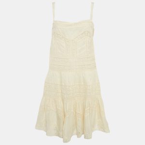 Zimmermann Cream Lace Halliday Mini  Dress L, Dresses - Luxury Closet catalog