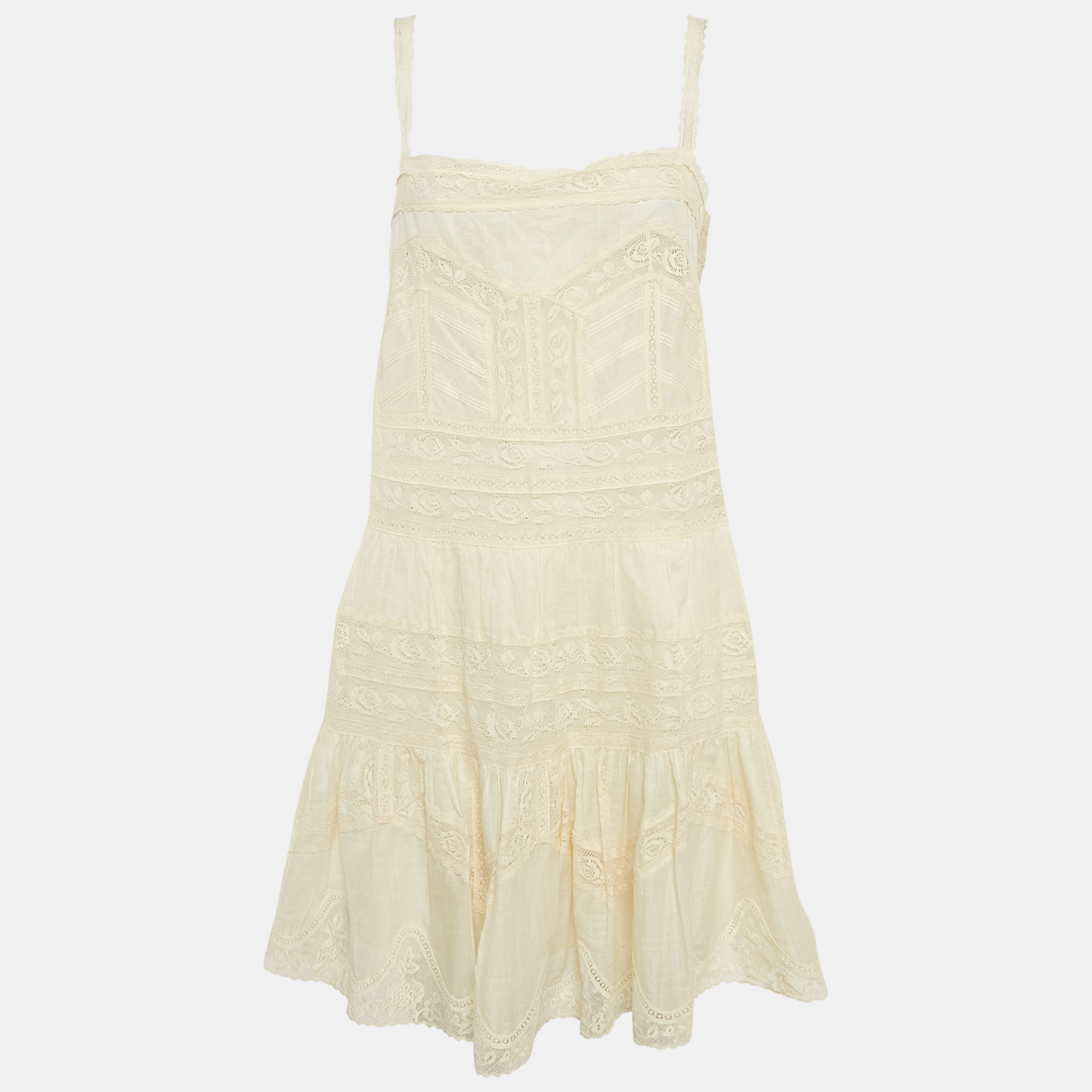 Zimmermann Cream Lace Halliday Mini Dress L, Dresses - Luxury Closet catalog