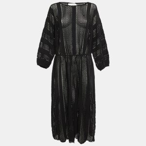 Zimmermann Black Patterned Knit Maxi Dress M, Dresses - Luxury Closet catalog