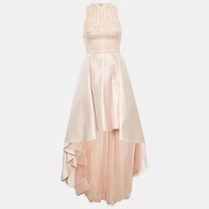 Zuhair Murad Pink Embellished Silk Blend High Low Gown M, Dresses - Luxury Closet catalog