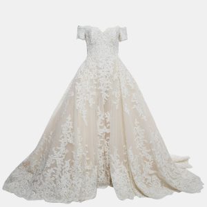 Zuhair Murad White Embroidered Tulle Wedding Gown M, Dresses - Luxury Closet catalog