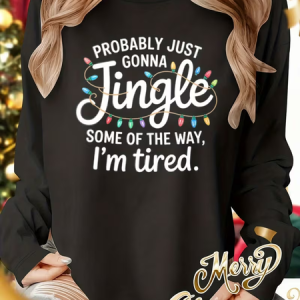 Casual Christmas Crew Neck Long Sleeve T-shirt, Hoodies & Sweatshirts, color:Black|size:XXL, catalog Noracora shop