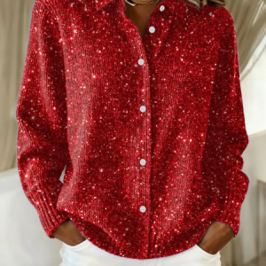 Women Christmas Printing Long Sleeve Shawl Collar Vintage Spring/Fall Cardigan Outerwear, JustFashionNow Cardigans, color:Red|size:4XL,