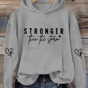 Women's Text Letters Spring/Fall Long Sleeve Casual Daily Hoodie, JustFashionNow Sweatshirts & Hoodies, color:Gray|size:5XL,