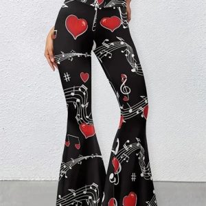 Women Striped Long Pants Casual Spring/Fall Trousers, Pants, color:Color3|size:4XL, catalog Noracora shop