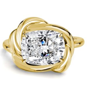 classic engagement rings - Italo Infinity Knot Ring Cushion Cut Unique Engagement Rings, Italo jewelry - Online Catalog