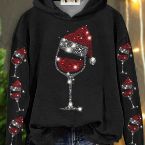 Casual Hoodie Christmas Hoodie Printing, Hoodies & Sweatshirts, color:Black|size:XXL, catalog Noracora shop