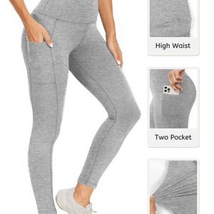 Women Gradient Pattern Casual All Season Ankle Pants Leggings, Leggings, color:Light Gray|size:XXL, catalog Noracora shop