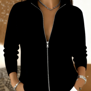 Women Wool/Knitting Plain Long Sleeve Comfy Casual Cardigan, Cardigans, color:Black|size:4XL, catalog Noracora shop
