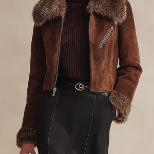 Urban Plain Shawl Collar Faux Leather Coat, Jackets, color:Brown|size:XXL, Stylewe