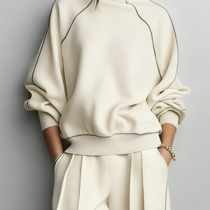 Casual Color Block Stand Collar Sweatshirt, Hoodies and Sweatshirts, color:As Picture|size:XXL, Stylewe