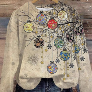 Women's Crew Neck Floral Casual Spring/Fall Long Sleeve Sweatshirt, JustFashionNow Sweatshirts & Hoodies, color:White|size:XXL,