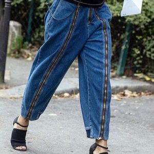 Regular Fit Casual Denim Jeans, Jeans, color:Denim Blue|size:XXL, Stylewe