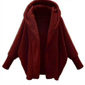 Women Winter Outerwear Casual Split Joint Plain Long Sleeve Lapel Collar Jacket, Coats, color:Wine Red|size:5XL, catalog Noracora shop