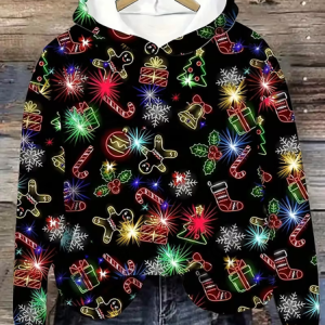 Casual Hoodie Christmas Hoodie Printing, Hoodies & Sweatshirts, color:Black|size:5XL, catalog Noracora shop