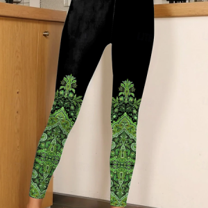 Women Nationality/ethnic Vintage All Season Long Leggings, Leggings, color:Color5|size:XXL, catalog Noracora shop