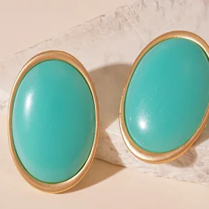 Urban  Plain Dangle, Earrings, color:Blue|size:One-size, Stylewe